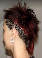 fryzury krótkie asymetryczne - uczesanie damskie zdjęcie numer 110A